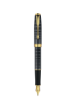 Bút máy Parker Sonnet 10 Grey Black cài vàng