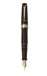 Bút máy Aurora Optima Black Gold Plated Trim 