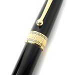 Bút máy Aurora Optima Black Gold Plated Trim 