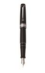 Bút máy Aurora Optima Black Chrome Plated Trim
