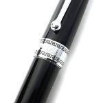 Bút máy Aurora Optima Black Chrome Plated Trim