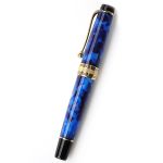 Bút máy Aurora Optima Auroloide Blue Gold Plated Trim