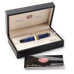 Bút máy Aurora Optima Auroloide Blue Gold Plated Trim