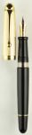 Bút máy Aurora 88 Black Barrel Gold Plated Cap Piston 