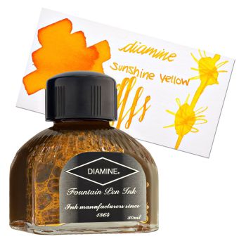 Lọ Mực Diamine Sunshine Yellow 80ml