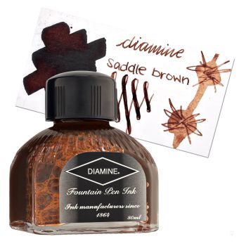 Lọ Mực Diamine Saddle Brown 80ml