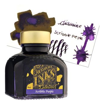 Lọ Mực Diamine Scribble Purple 80ml