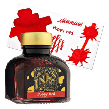 Lọ Mực Diamine Poppy Red 80ml