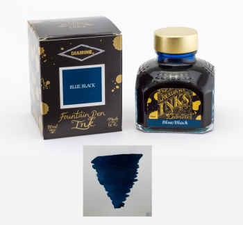 Lọ Mực Diamine Blue Black 80ml