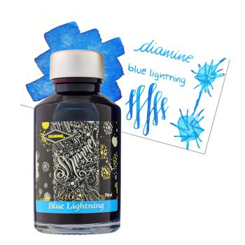 Lọ Mực Diamine Shimmer Blue Lightning 50ml