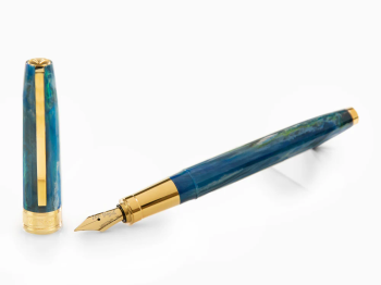 Bút máy Visconti Van Gogh Wheatfield with crows (gold plated)