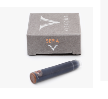 Ống mực Visconti (10 ống/hộp) SEPIA