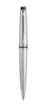 Bút bi Waterman expert 3 vỏ thép cài trắng