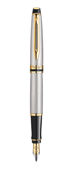 Bút máy Waterman expert 3 vỏ thép cài vàng