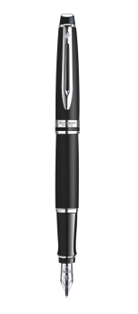 Bút máy Waterman expert 3 mate black cài trắng