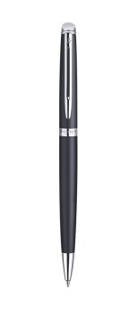 Bút bi Waterman Hemisphere 10 đen mờ cài trắng