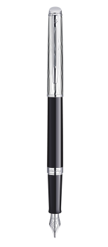 Bút máy Waterman Hemisphere 10 duluxe black cài bạc