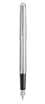 Bút máy Waterman Hemisphere 10 vỏ thép cài trắng