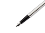 Bút máy Waterman Hemisphere 10 vỏ thép cài trắng