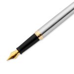 Bút máy waterman Hemisphere 10 vỏ thép cài vàng
