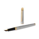 Bút máy waterman Hemisphere 10 vỏ thép cài vàng