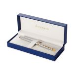 Bút máy waterman Hemisphere 10 vỏ thép cài vàng