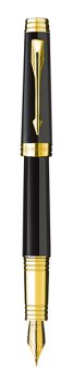 Bút máy parker Premier 09 black cài vàng