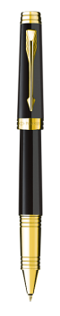 Bút dạ bi parker Premier 09 black cài vàng