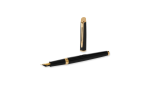 Bút máy waterman Hemisphere 10 Laque đen cài vàng