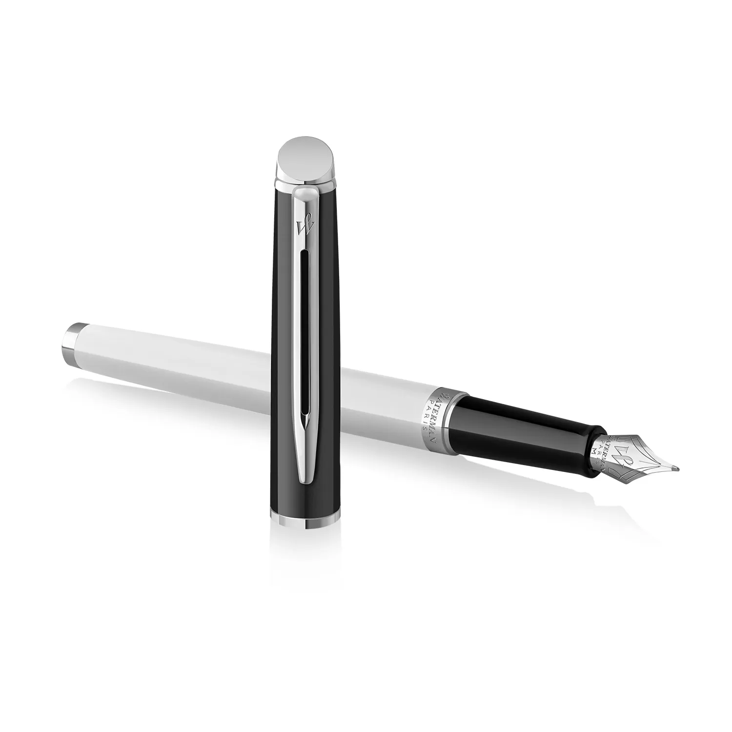 Bút máy Waterman Hemisphere24 Black White CT